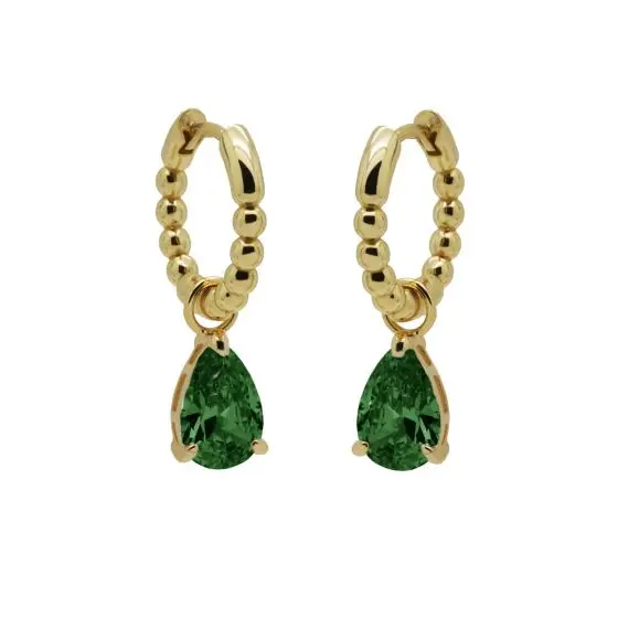 Karma Oorhangers Drop Green