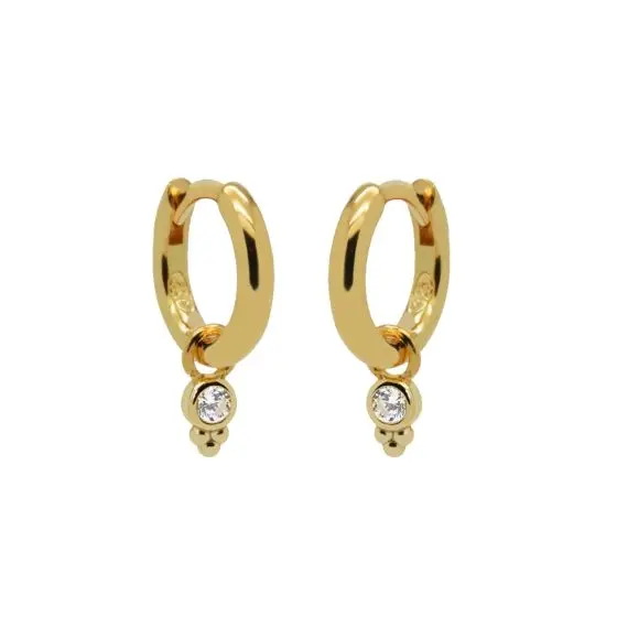 Karma Oorhangers Steentje Triple Dot