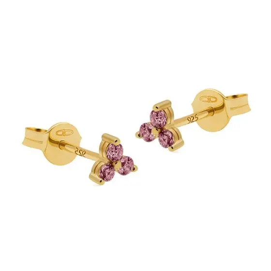 Karma Oorknoppen Triple Flower Wijn Rood
