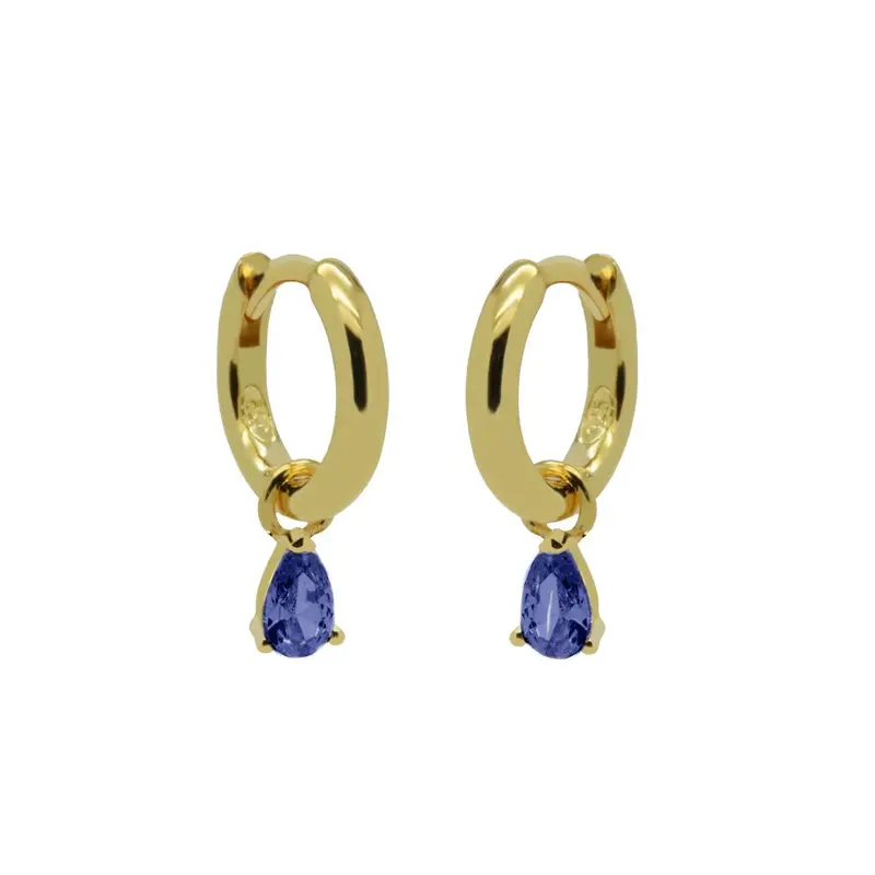 Karma Oorringen hanging drop goud