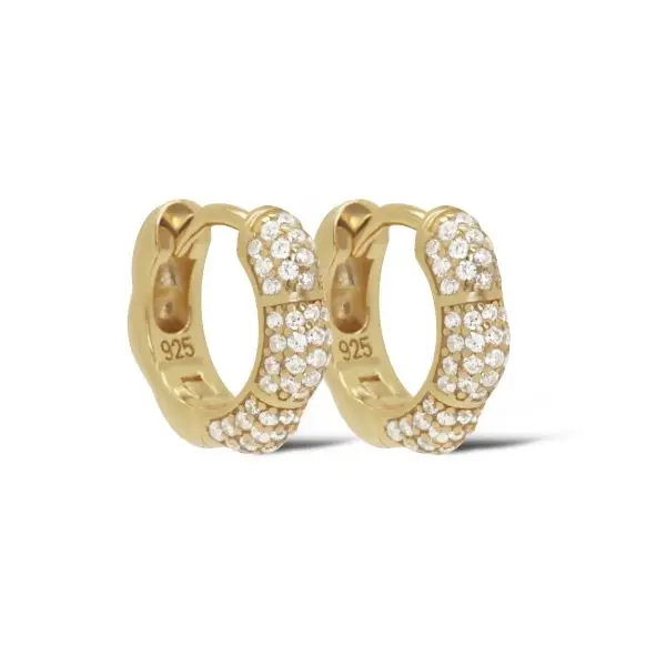 Karma Oorringen Hinged Hoops Cellie Zirconia