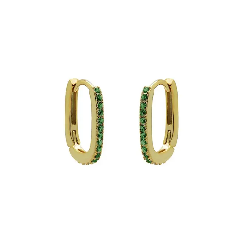 Karma Oorringen hoop ovaal goud