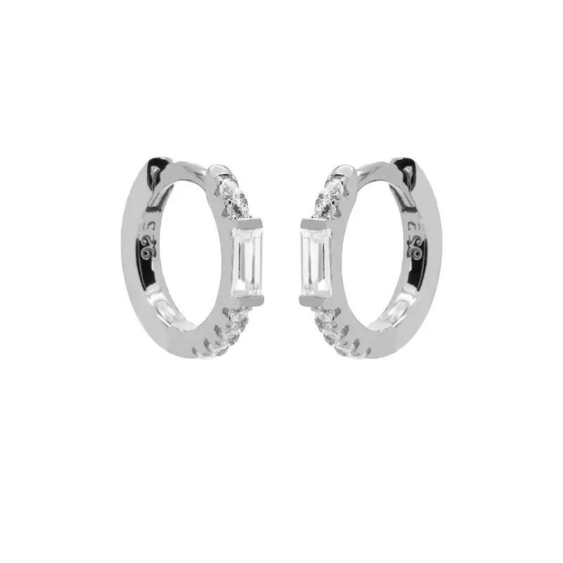 Karma Oorringen strass baguette