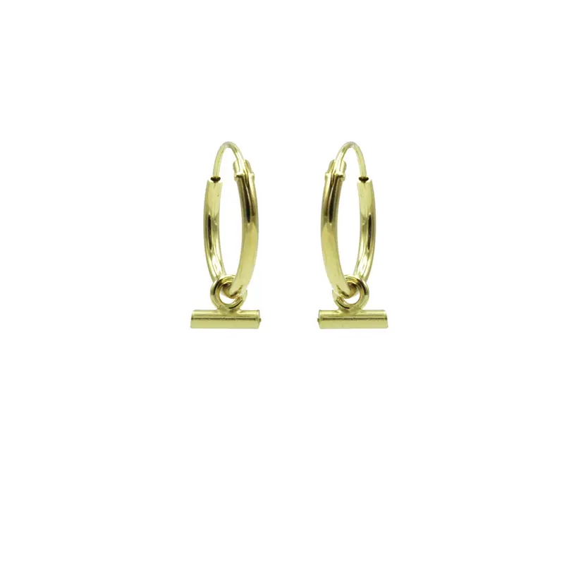 Karma symbols creool horizontaal tube goud
