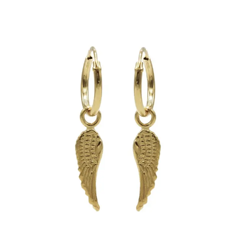 Karma Symbols oorbel Angel Wing