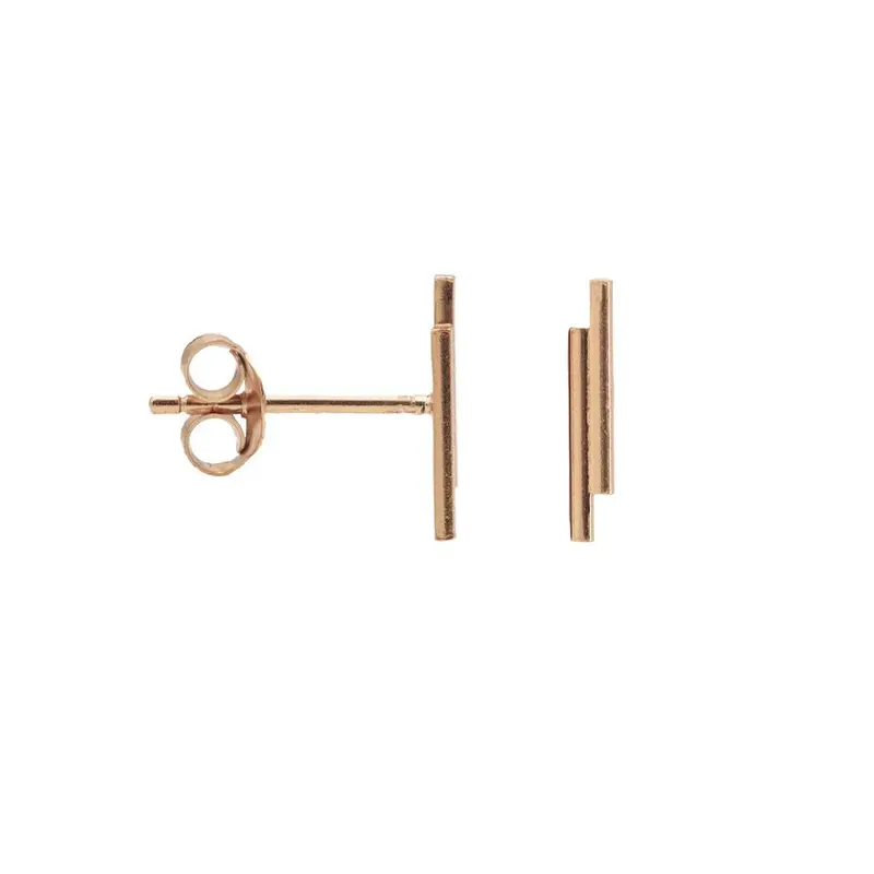 Karma symbols oorbel double round