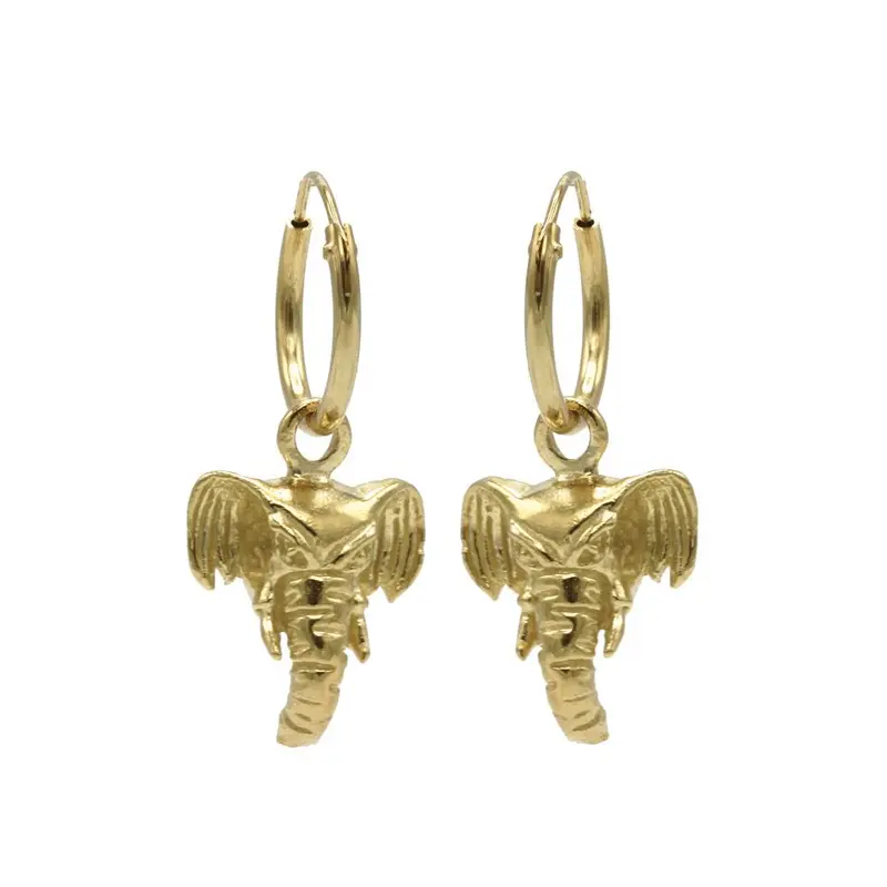 Karma Symbols oorbel Elephant Head