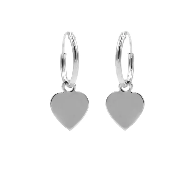 Karma symbols oorbel heart