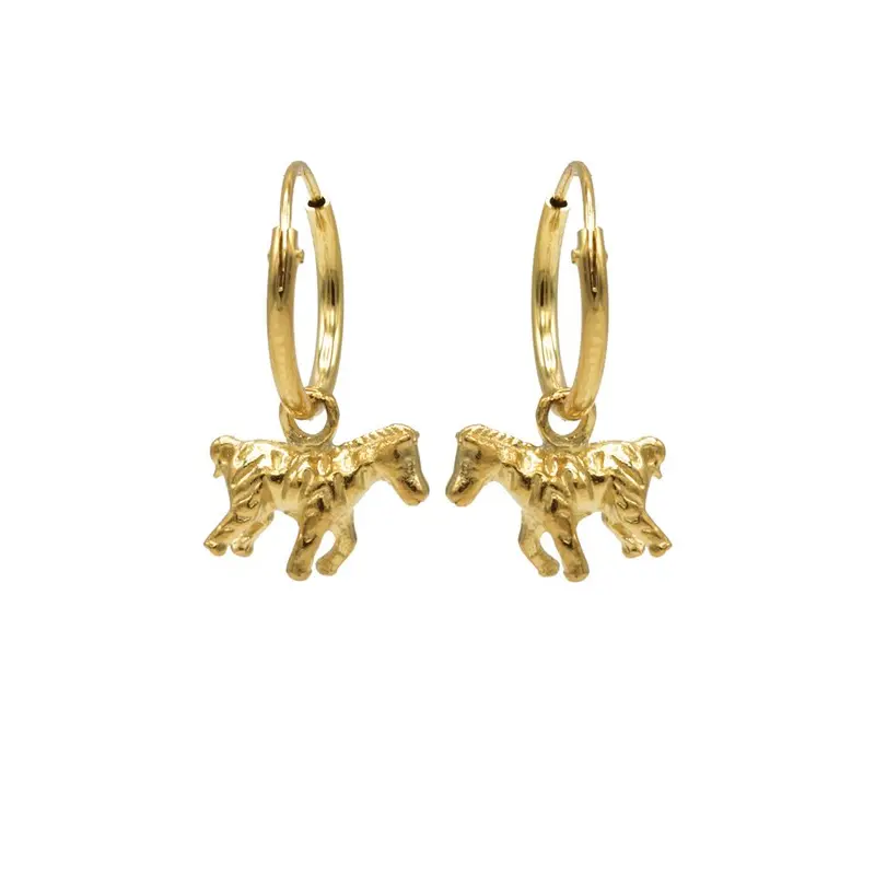 Karma Symbols oorbel Hoops Zebra