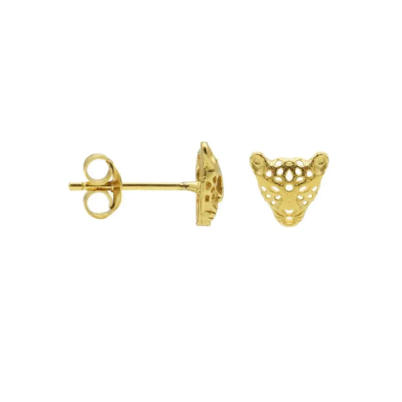 Karma Symbols oorbel Leopard