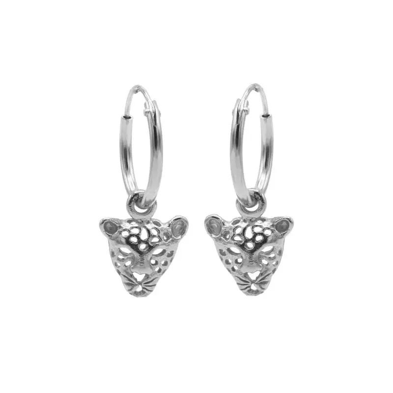 Karma symbols oorbel leopard