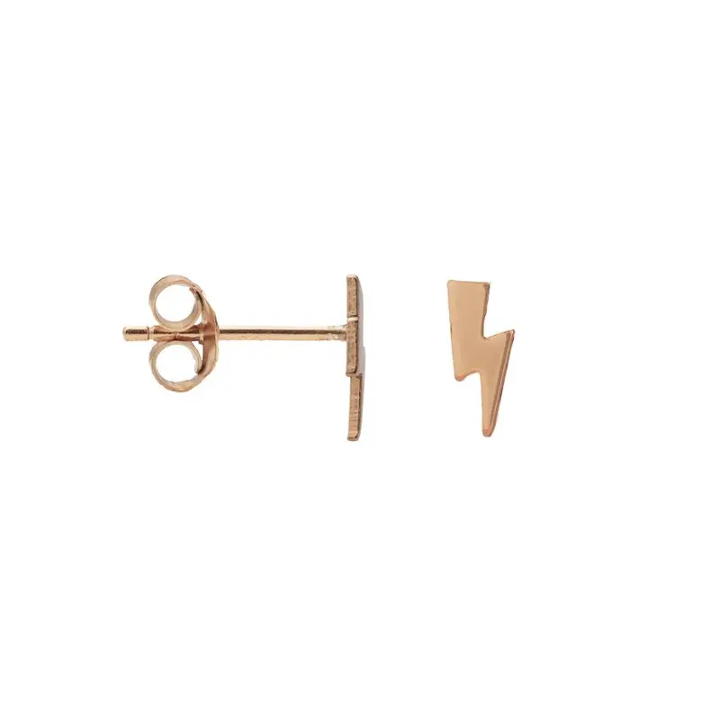 Karma symbols oorbel lightning rosé