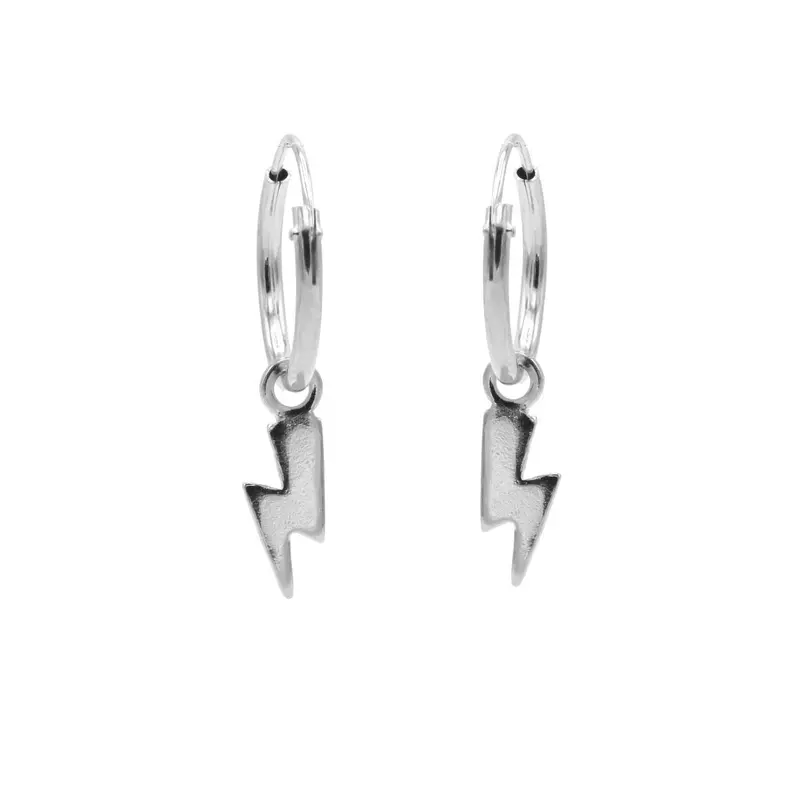 Karma symbols oorbel lightning