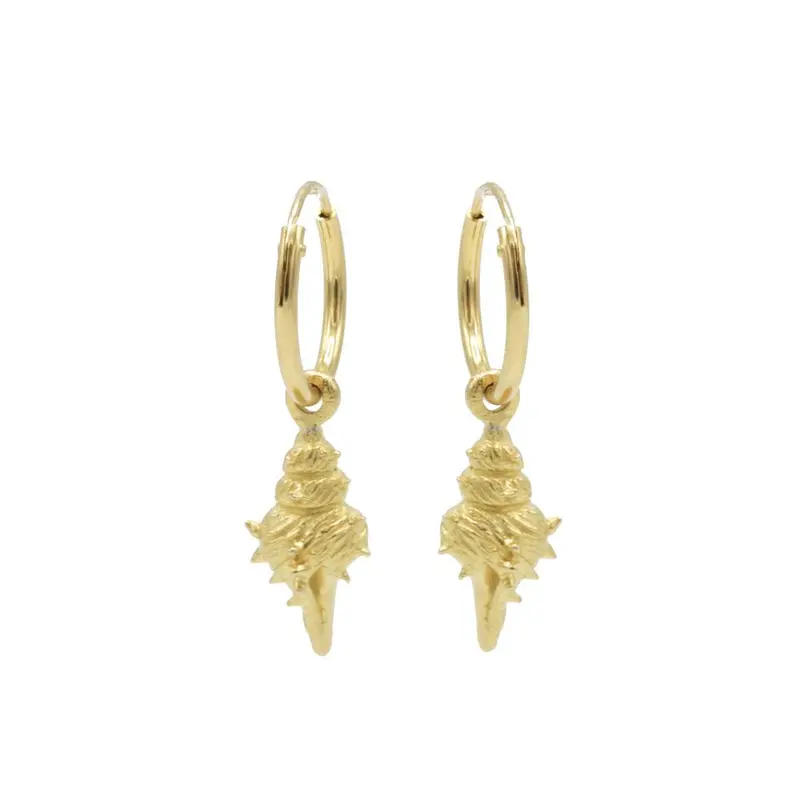 Karma Symbols oorbel Shell