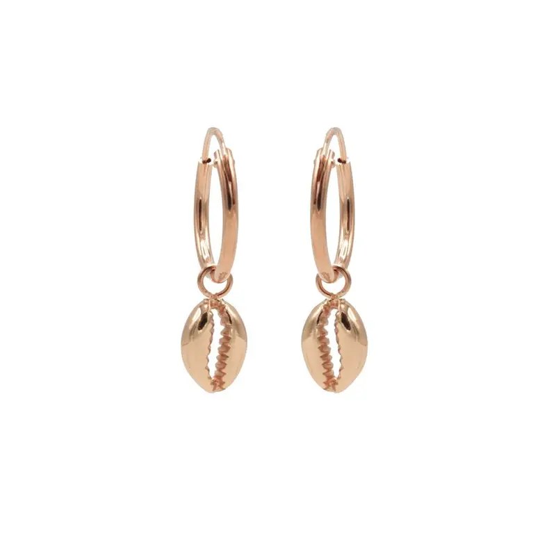 Karma symbols oorbel shell