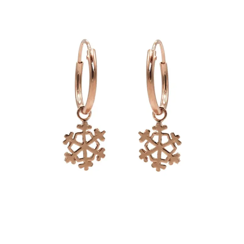 Karma Symbols oorbel Snowflake