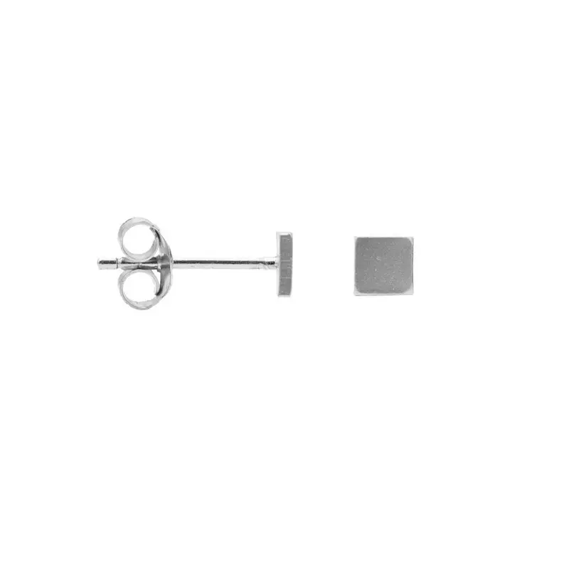 Karma Symbols Oorbel Square Zilver