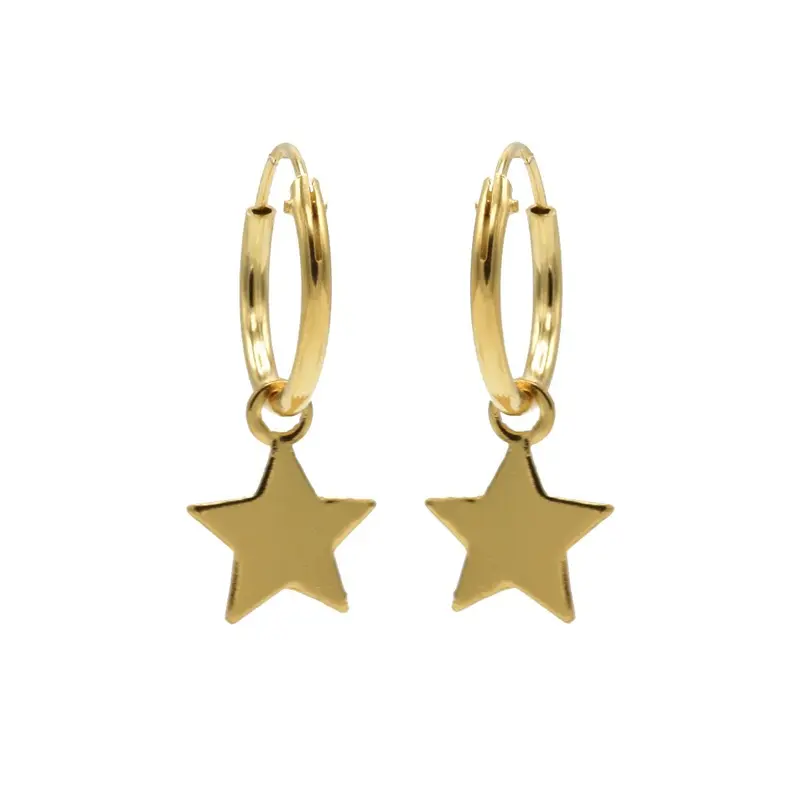 Karma symbols oorbel star