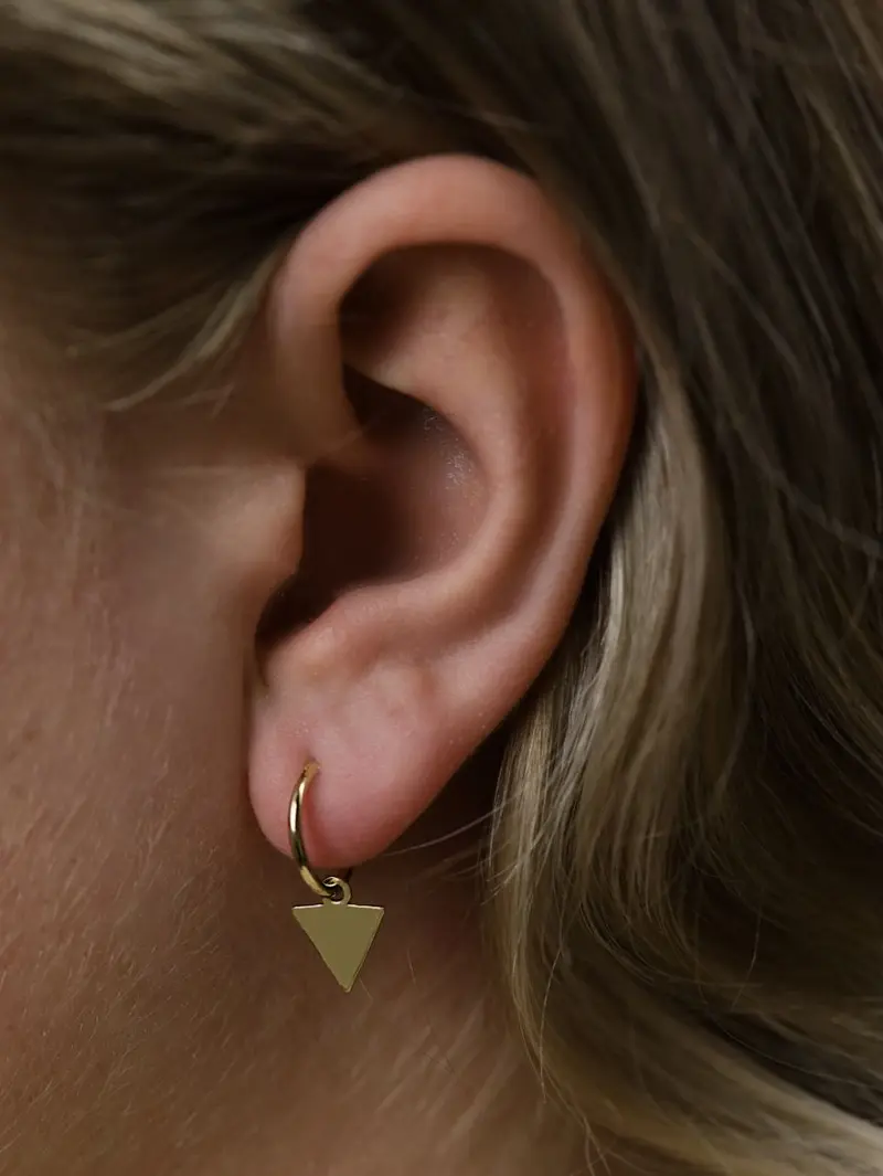 Karma Symbols oorbel Triangle