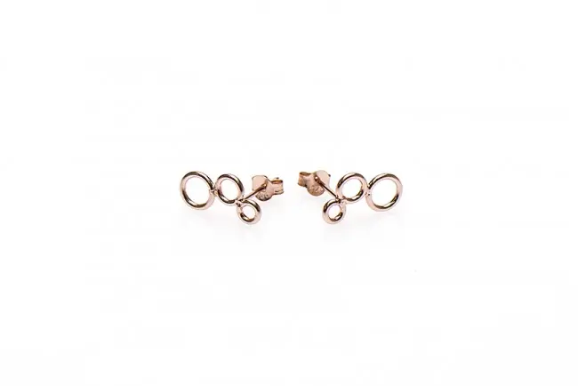 Karma Symbols Oorbel XL Spiral Rosé