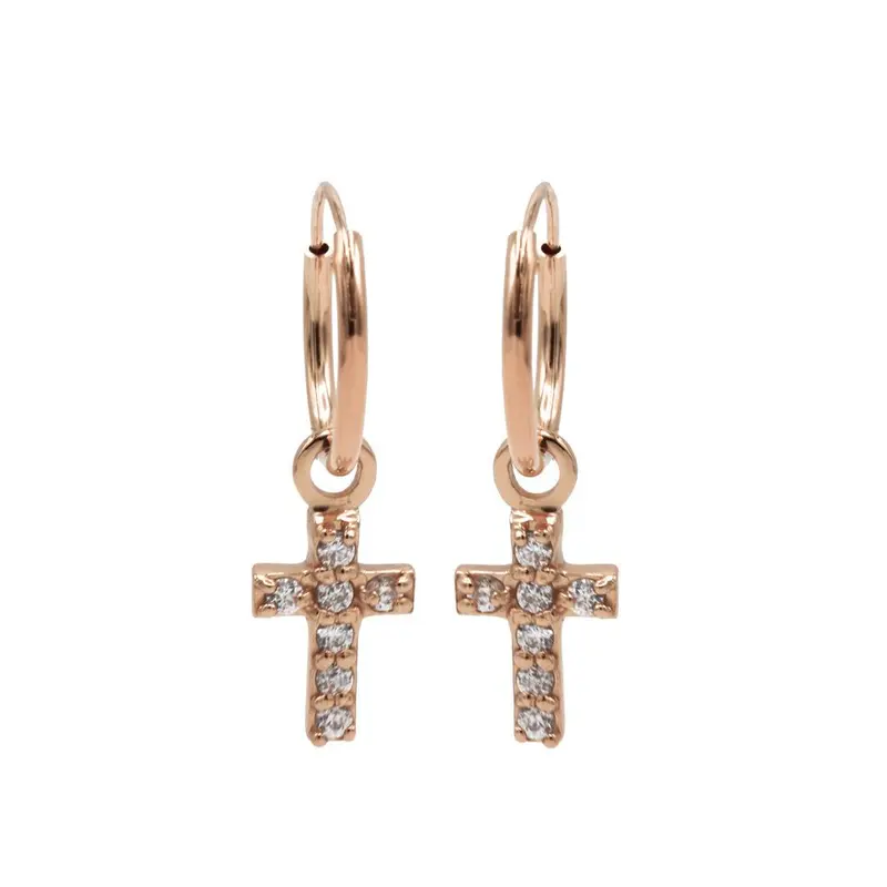 Karma Symbols oorbel Zirconia Faith