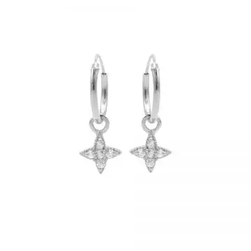 Karma Symbols oorbel Zirconia Morningstar
