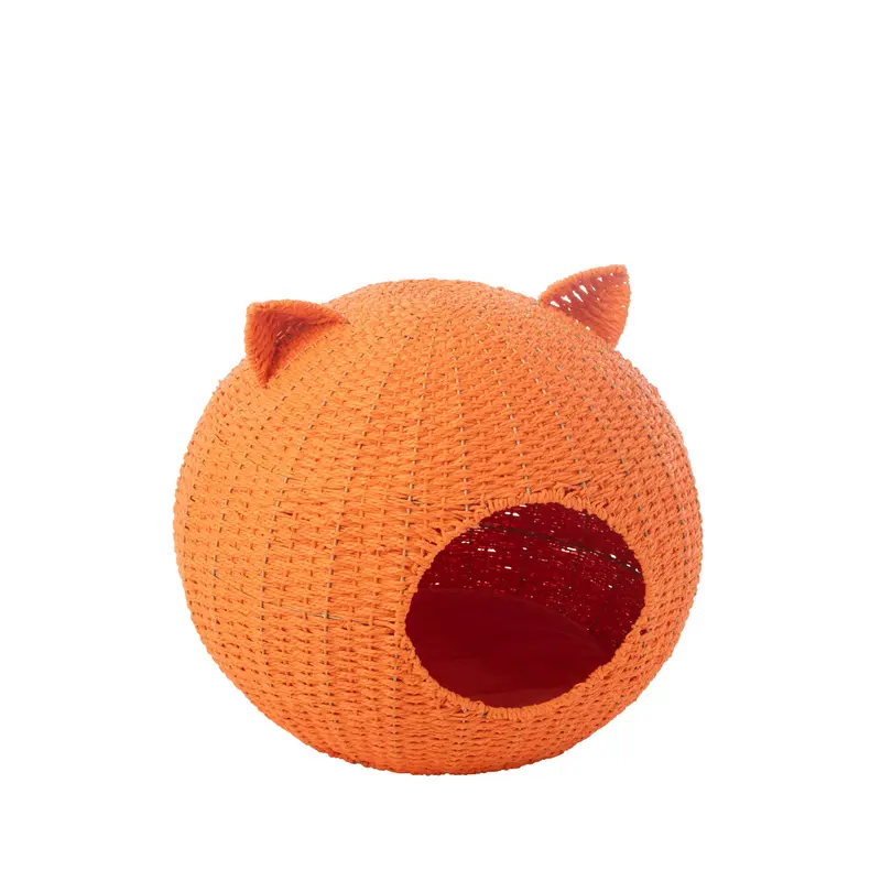 Kattenmand Kattenoren Papier Oranje J-Line