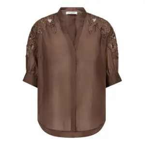 Kawa V blouse Embroiderie