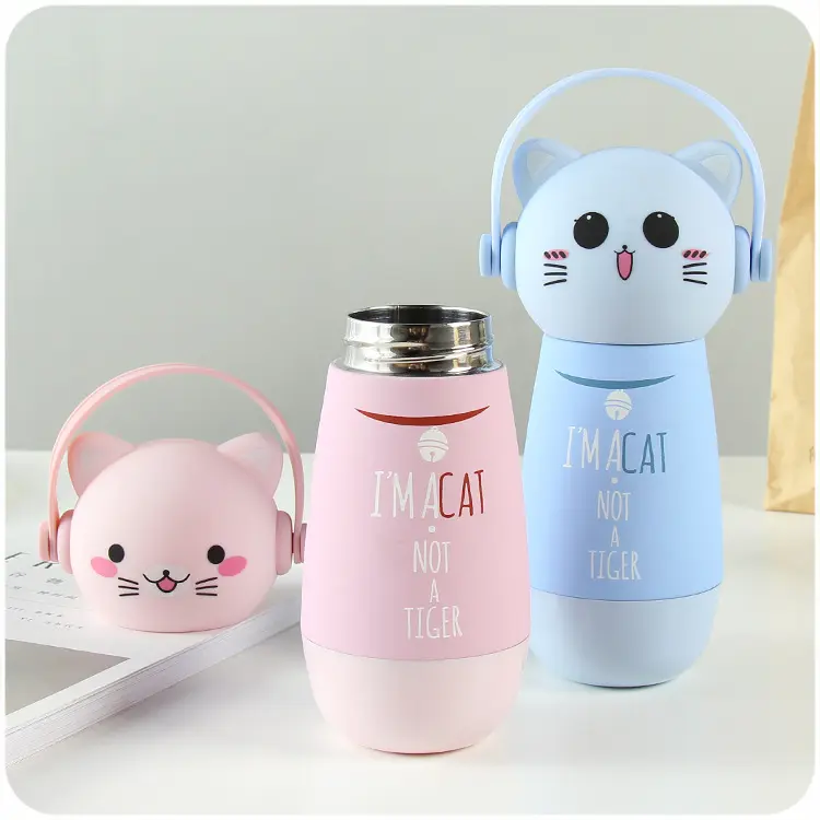 Kawaii Cat Travel Thermos Bottle