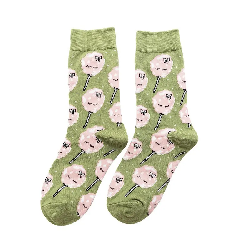 Kawaii Cotton Candy Crew Socks