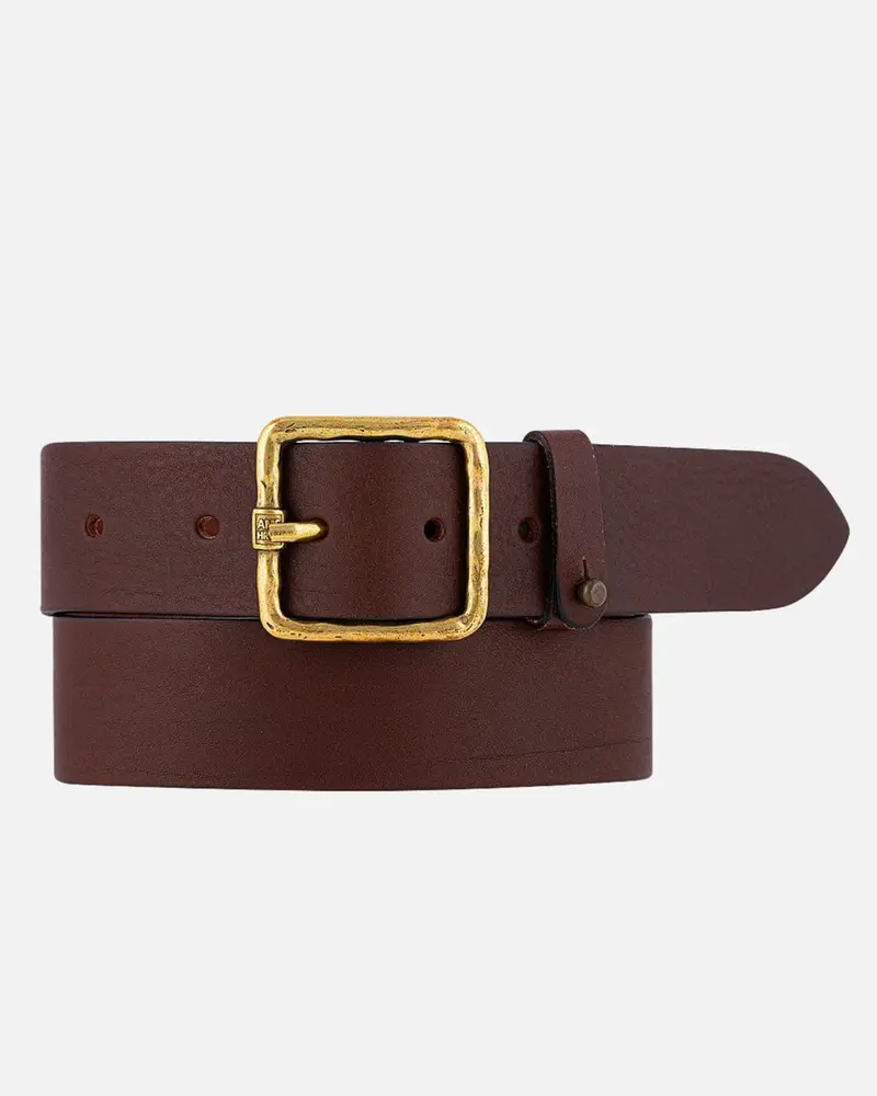 Kaya │ Leren Riem met Vierkante Gesp