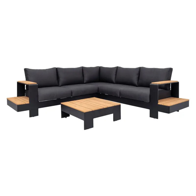 Kees Black Outdoor Loungeset - Lanterfant