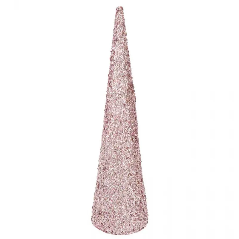 Kegel Pailletten Schuim Lichtroze Large H120cm J-Line