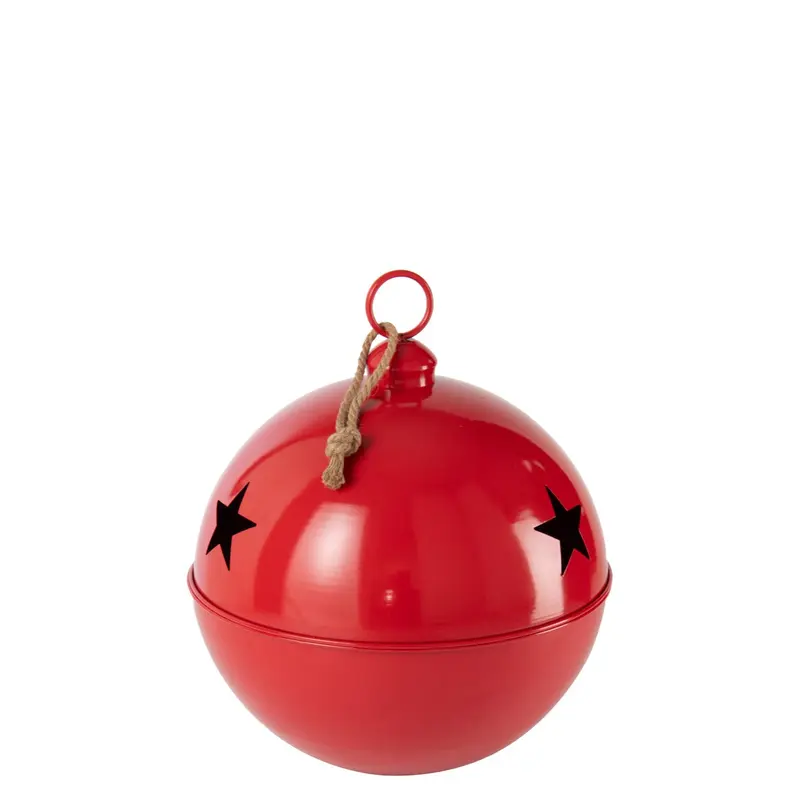 Kerstbal Helder Bal Ijzer Rood Large J-Line