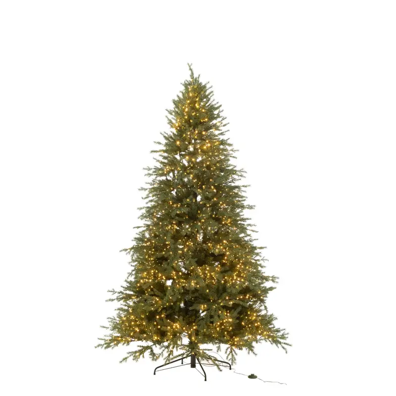 Kerstboom 3000 Led Kunstmatig Donkergroen Large H225cm J-Line