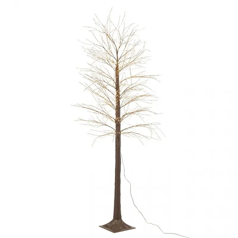 Kerstboom 3000 Led Plastiek Bruin Large H210cm J-Line