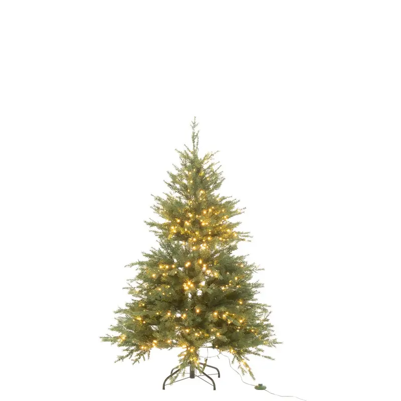 Kerstboom 600 Led Kunstmatig Donkergroen Small H150cm J-Line