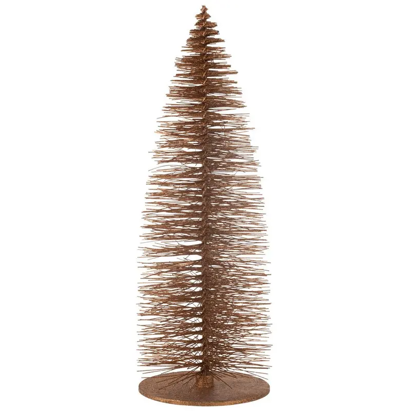 Kerstboom Decoratief Glitter Hout Bruin Extra Large H140cm J-Line