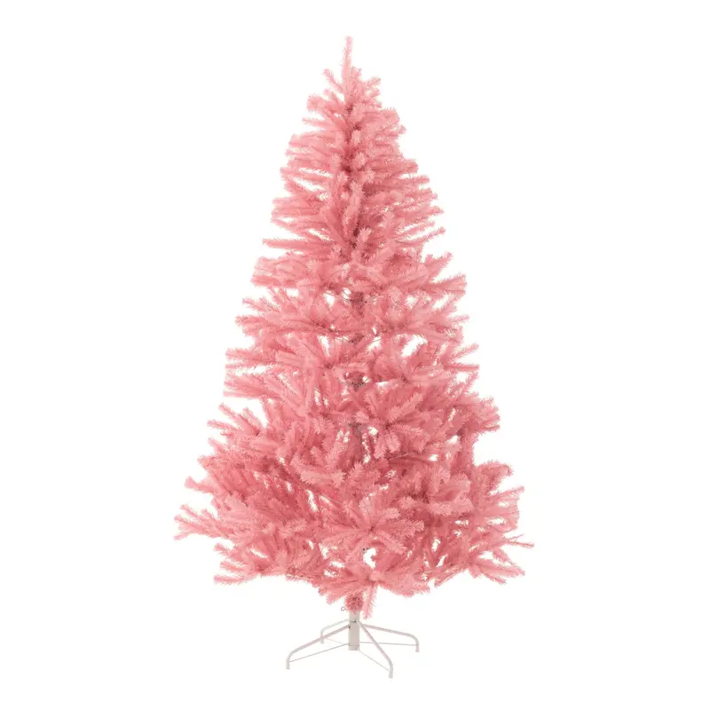Kerstboom Kunstmatig Pvc Roze Large H210cm J-Line