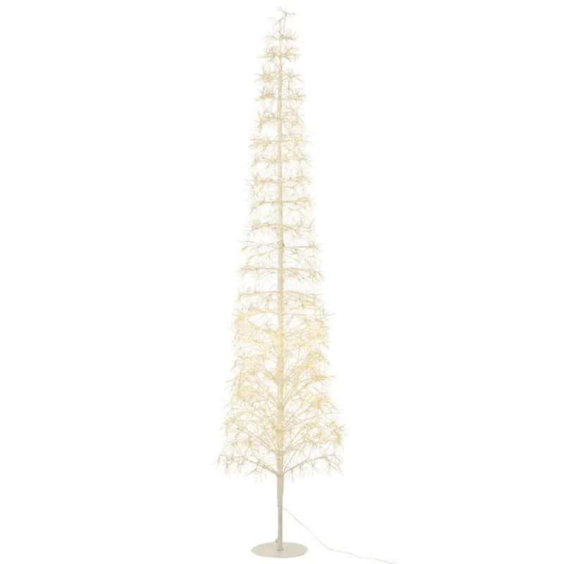 Kerstboom Led Warm Witte Lichten Ijzer Wit Extra Large H240cm J-Line