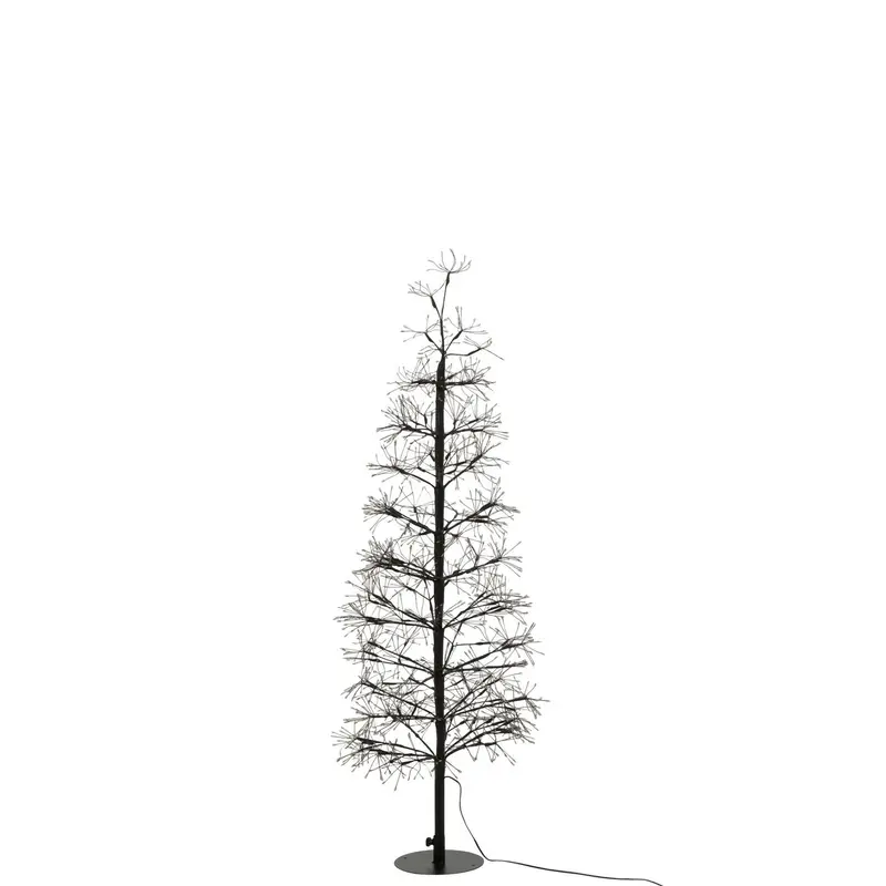 Kerstboom Led Warm Witte Lichten Ijzer Zwart Medium H120cm J-Line