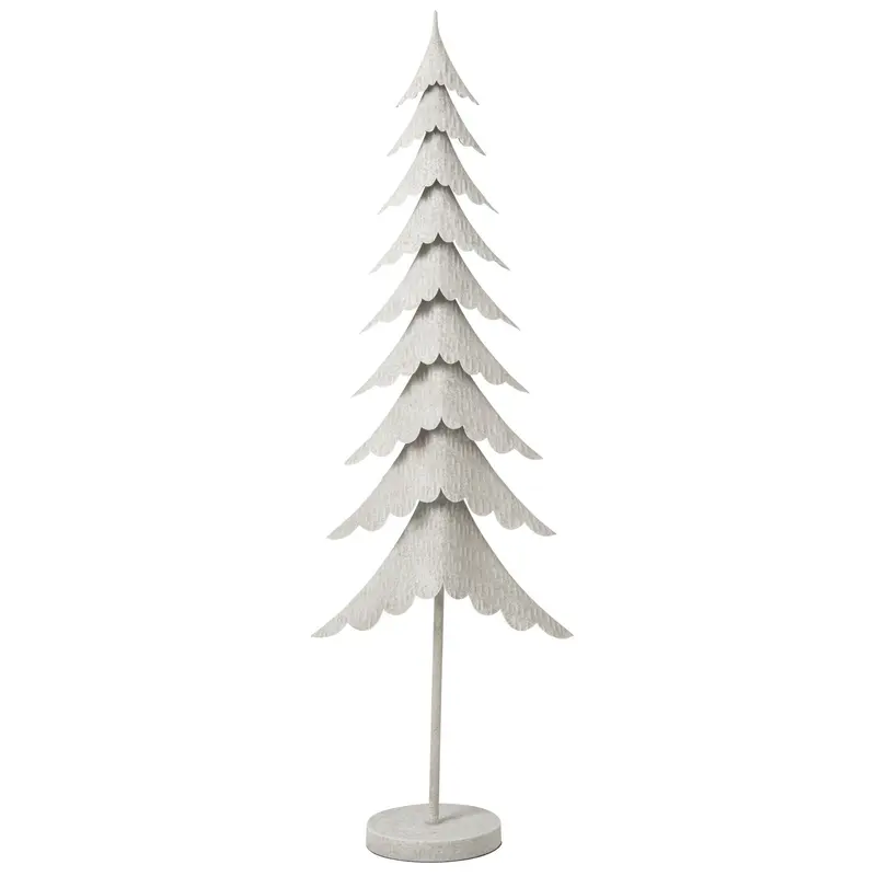 Kerstboom Op Stam Metaal Wit Large H135cm J-Line