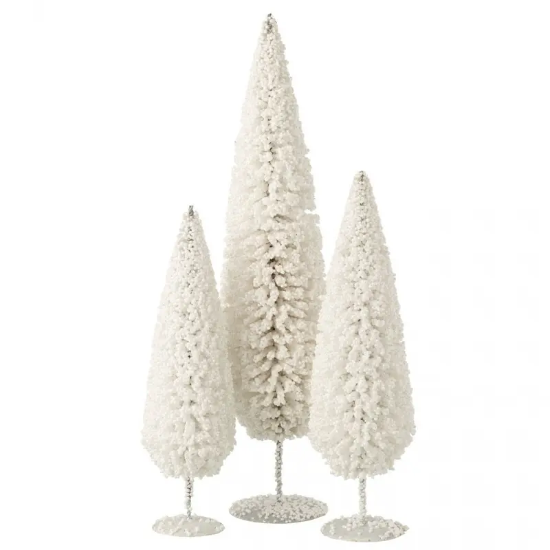 Kerstboom Pet Wit Set van 3 J-Line