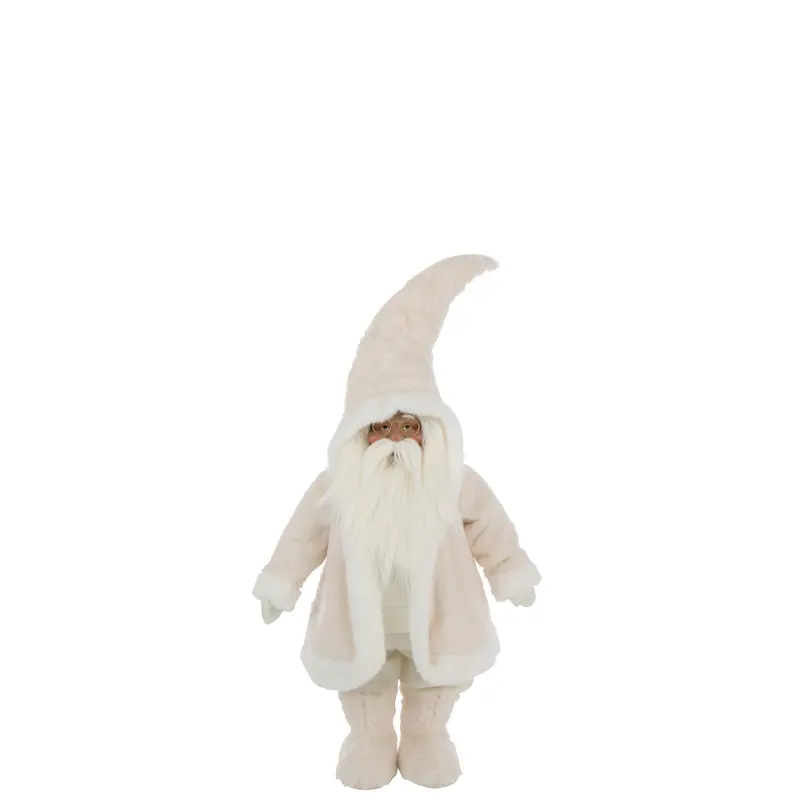 Kerstman Bril Polyester Wit J-Line