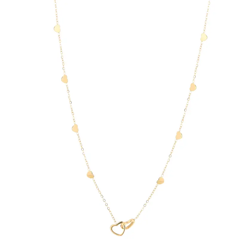 Ketting Friendship Hartjes goud