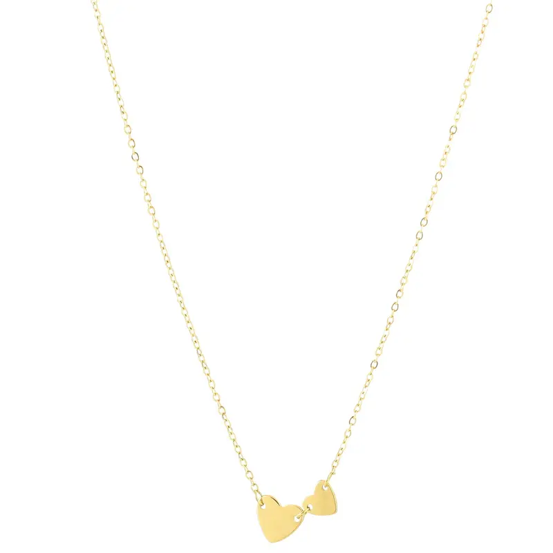 Ketting Hartjes goud