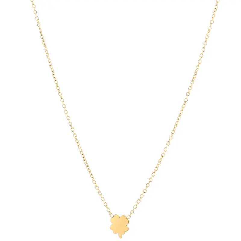 Ketting Klavertje goud