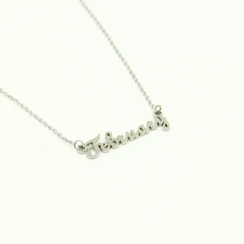 Ketting maand zilver