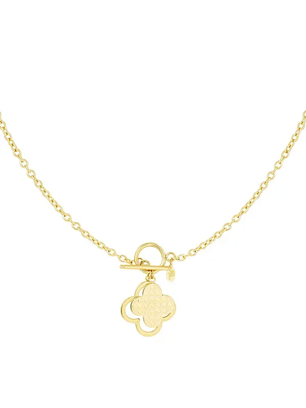 Ketting statement klaver