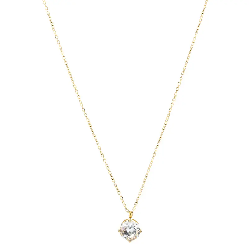 Ketting Steentje goud